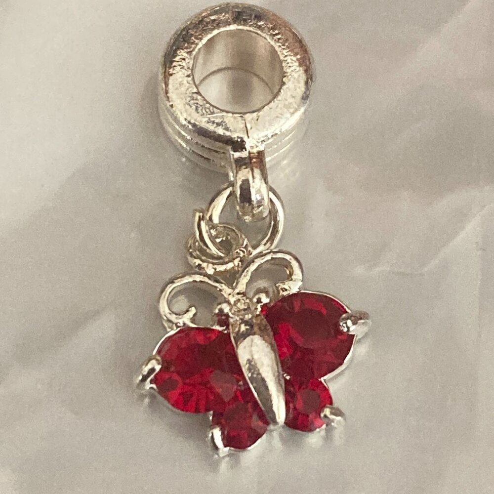 European Bead Style "Butterfly" charm